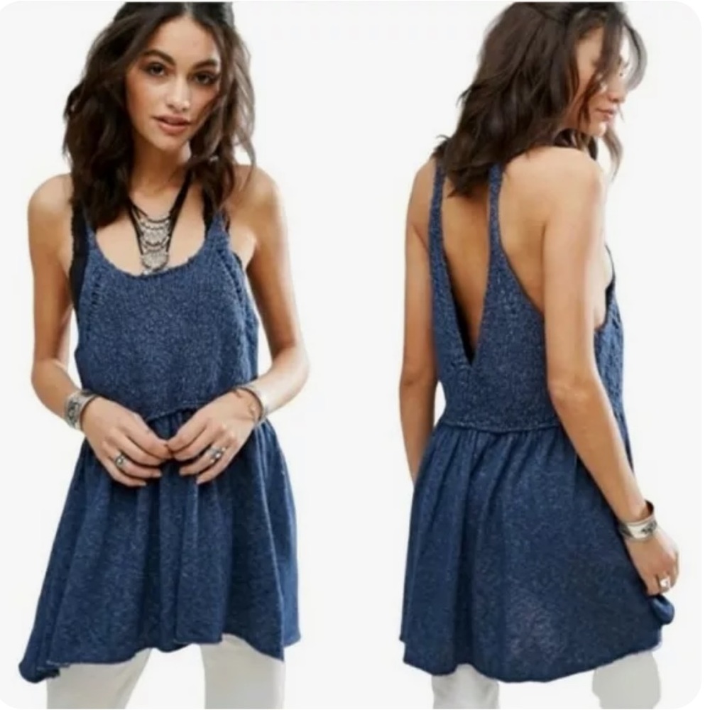 Free People sweater Mountain View tunic tank/ size XS